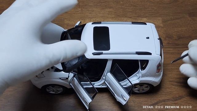 1:18 KIA SOUL Diecast model car review [Unboxing] смотреть онлайн