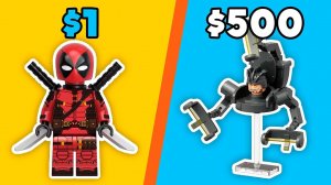 LEGO МИНИФИГУРКИ за 1$ VS 500$