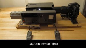 DIY automatic slide scanner with DSLR and intervalometer