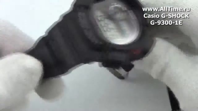 Обзор. Мужские наручные японские часы Casio G-SHOCK G-9300-1E смотреть онлайн