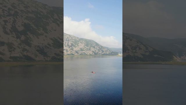 Озеро Солёное | Lake behind the sea spit