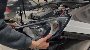 Улучшение света на Lada Granta FL за 37000 рублей. Установили Bi-Led Zorkiy F40.