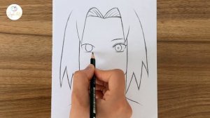 How to draw Sakura Haruno step by step || Easy drawings for beginners || Anime drawing step by step