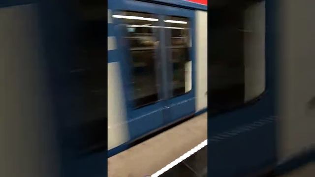 Прибытие поезда на станцию "Минская"