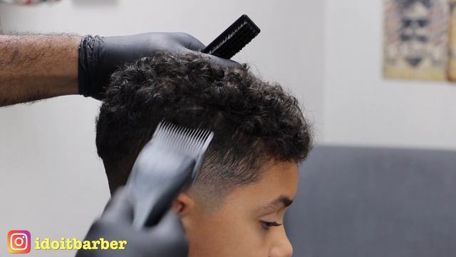 Kids Drop Fade - Haircut Tutorial смотреть онлайн