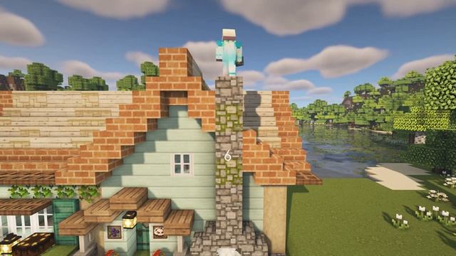 Minecraft: Easy Rural Cottage Tutorial / Mizuno's 16 Craft Resource Pack смотреть онлайн