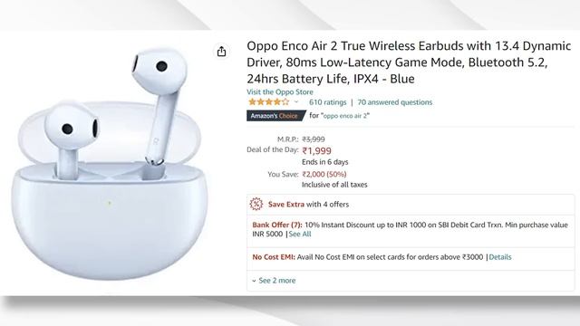 Best TWS earbuds Deals on flipkart big billion days & Amazon great Indian festival sale