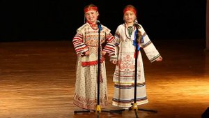 Русская народная песня "Во лузях"