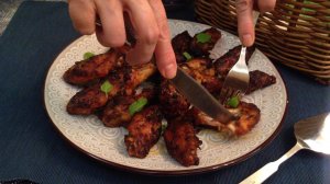 Куриные крылышки в соусе барбекю