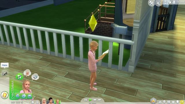 The Sims 4 --- Летсплейчики с MelliNelli/ #3 Первый день в городе смотреть онлайн