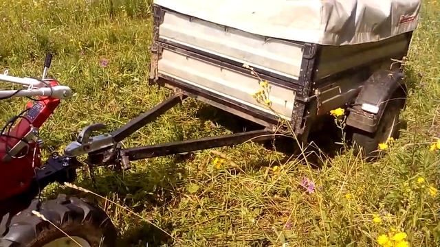 МОТОБЛОК БРАЙТ 135 С АВТОМОБИЛЬНЫМ ПРИЦЕПОМ, ПЕРЕДНИЙ АДАПТЕР ДЛЯ МОТОБЛОКА смотреть онлайн