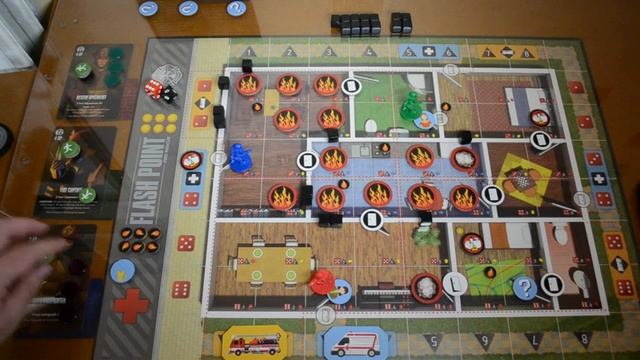 Flash Point: Fire Rescue - Game 01 - Turn 03  04