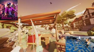 Командная VR игра со свободным перемещением / Состязание по стрельбе из лука / Zeexar VR Arena
