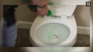 Вылейте жидкость для мытья посуды и горячую воду в унитаз - смотрите, что будет дальше