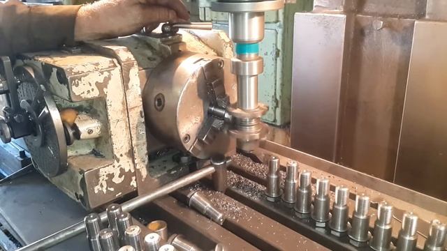 Работа по концевикам на немце при фрезеровке 6-ти гранника. смотреть онлайн