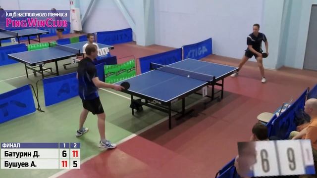 15.05.18 ? Батурин Д. - Бушуев А. | "PingWinClub" ФИНАЛ | настольный теннис Екатеринбург смотреть онлайн