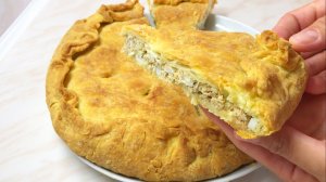 Из этого теста можно делать пирог с любой начинкой. У меня сегодня рыбная начинка.