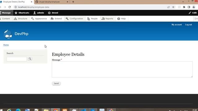 Create custom form in drupal 9. | Part-1