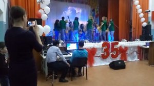 Флешмоб родителей на юбилей детского сада N6 2018г.  Постановка номера моя.