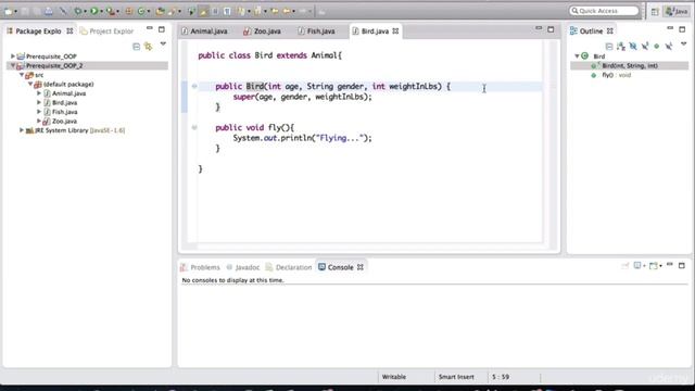 How to create Class Inheritance in java Eclipse