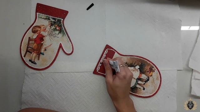 Christmas Decorations ☆♡☆Decoupage Tutorial