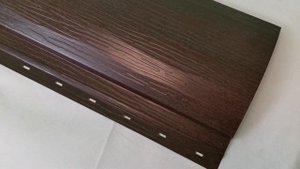 Металло Сайдинг Бревно Рубленое 4Д под дерево Мореный Дуб Printech Корея (одноволновый венец)