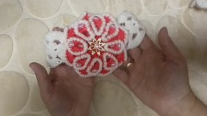 Связать цветок и повязку на голову