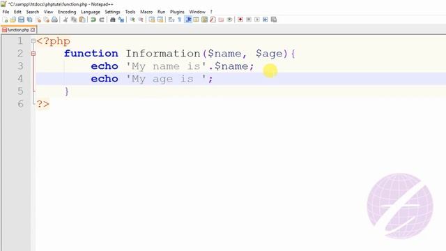 PHP User Defined Functions | php Tutorial for Beginners Bangla - 7