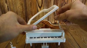 Музыкальная шкатулка Рояль с балериной