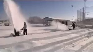 Самоходный и несамоходный снегоуборщики