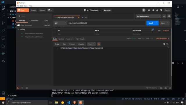 Golang, REST API CRUD con go
