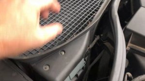 How to replace cowl heater duct to prevent water from getting inside a Mercedes W220