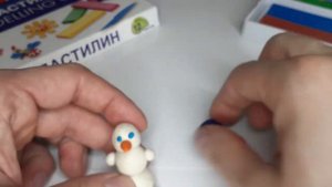Лепим Снеговика. Снеговик из Пластилина. Новый Год 2021. Видео Лепка у Романа