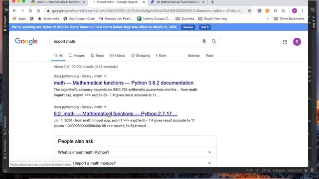 Python Project 4 | Beginner | Level 1 | Project Import Math |Tutorials Programming Exercise Example