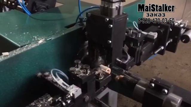 Токарный автомат по дереву из круглой заготовки