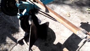 Обзор моего переделанного плуга к мотоблоку Добрыня МТ101.