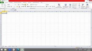 Лист MS Excel