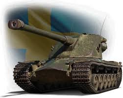 WoT. Шведский тяж Emil I на стандартных снарядах. Хороший тяж 8 уровня с кассетой на 3 снаряда..mp4
