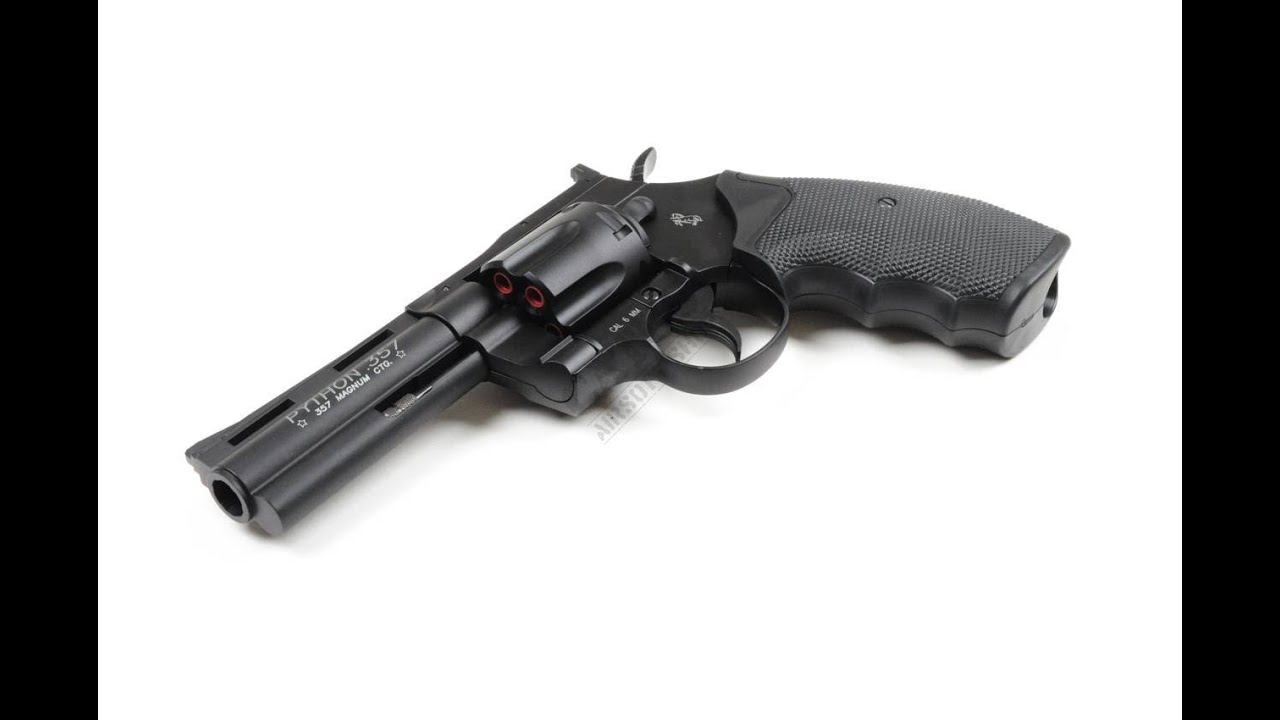 Обзор пистолета Colt Python 4 inch СО2 KWC смотреть онлайн