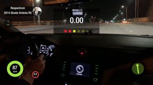 Skoda Octavia RS (A7) 2.0 TSI 306HP DSG Stage 1 APR 95 Ron Dragy acceleration