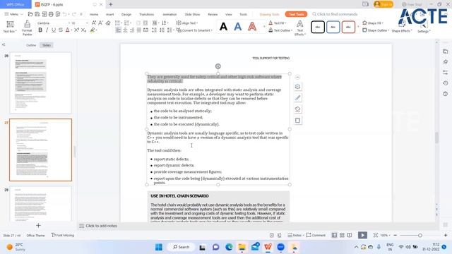 ISTQB | Tools Support for Text Execution and Logging | Part - 5