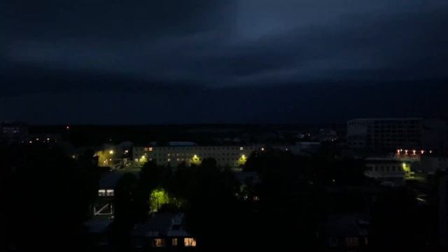 Гроза в Сыктывкаре