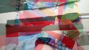 накидка на стул из уже готовых блоков #пэчворк #лоскутноешитьё