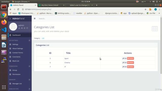 Ip List Template | Python and Django