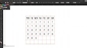 Illustrator Tutorial: Create a Calendar in Adobe Illustrator