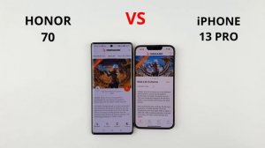 Honor 70 vs 13 Pro | SPEED TEST