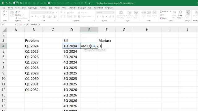 Excel Fill Handle: 3 Hacks for Quarter AND Year Hacks In Excel - Episode 2537