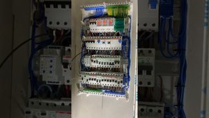 Расключение электрощита на 72 поста 15 кВт в коттедже