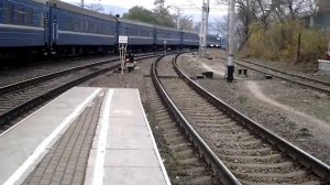 Отправление пассажирского поезда сообщением Кисловодск-Минск.