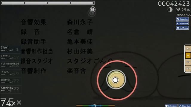 Osu! Dango Daikazoku [Normal] смотреть онлайн